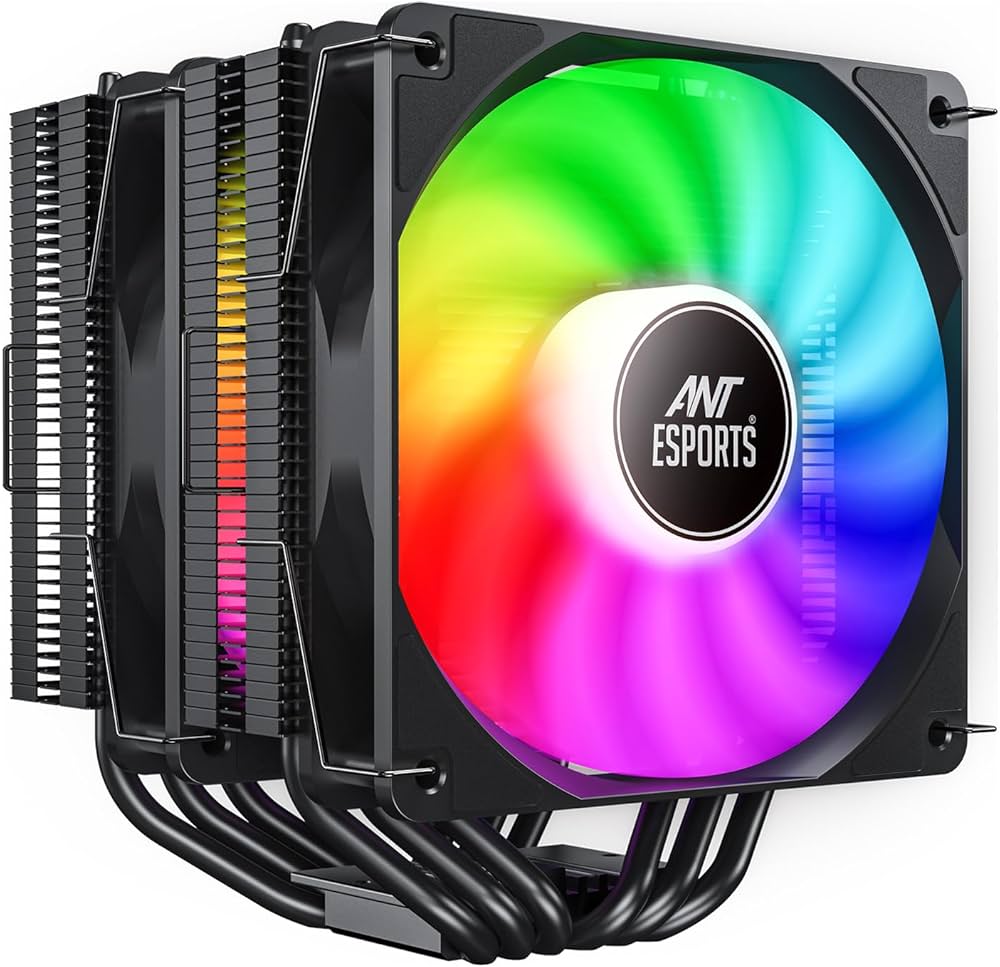 ICE-C621 ARGB 120mm Dual Tower CPU Air Cooler