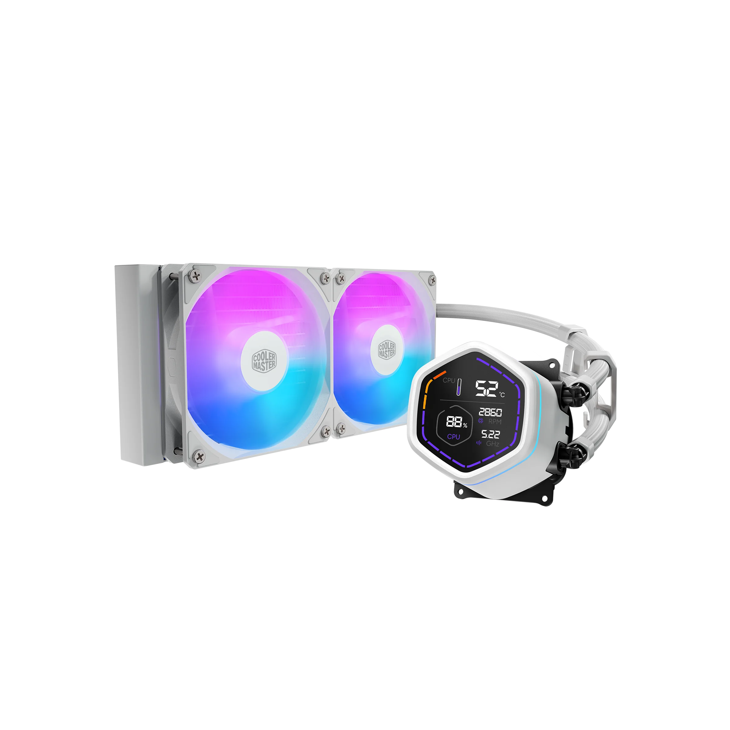 MasterLiquid Core NEX Digital 360 White CPU Liquid Cooler