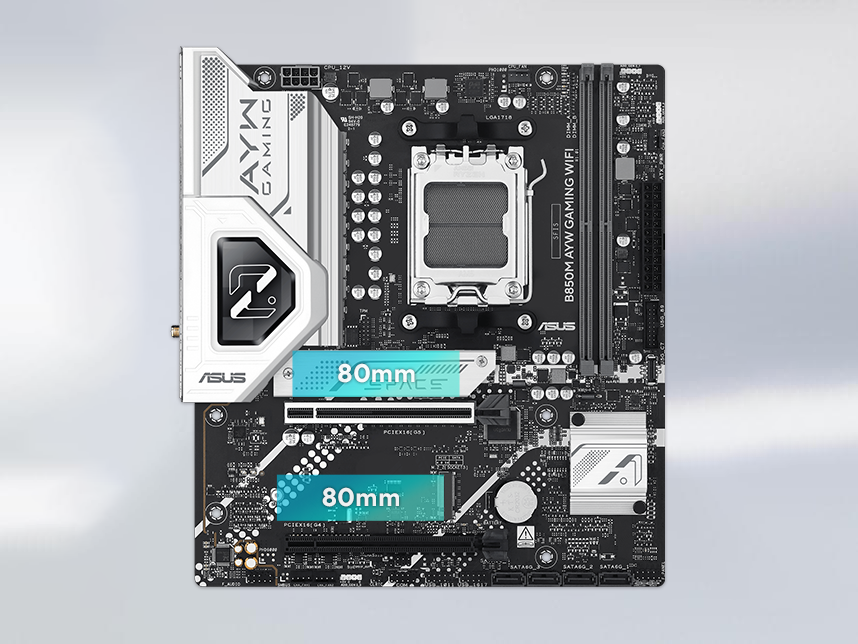 B850M AYW GAMING WiFi6 M-ATX Motherboard