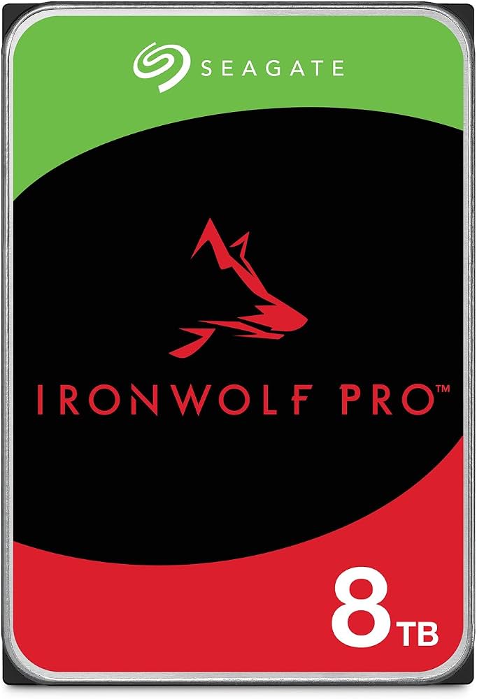 IronWolf Pro 8TB 256MB Cache 7200 RPM Enterprise NAS Internal HDD ST8000NT001