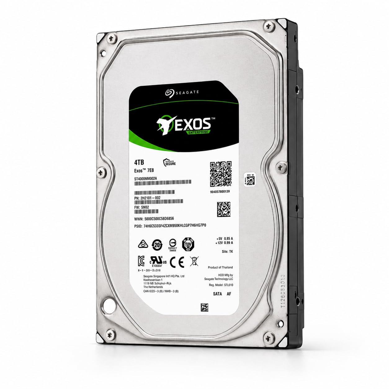 Exos 4TB 7200 RPM Enterprise Desktop Internal Hard Disk Drive ST4000NM002A
