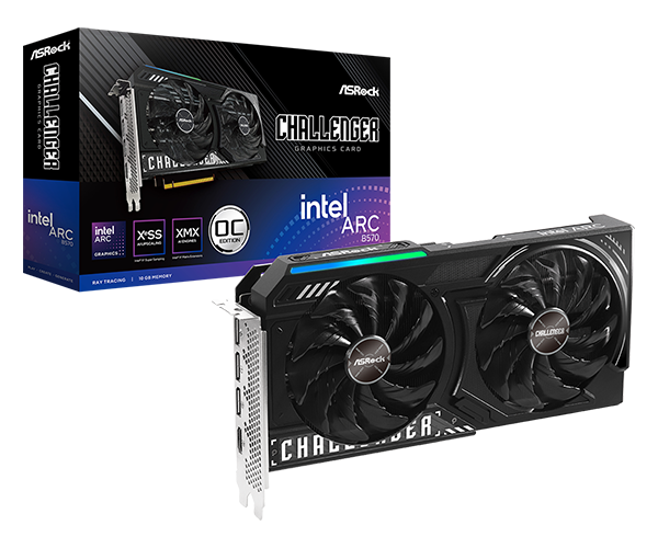 Intel Arc B570 Challenger 10GB OC Graphic Card B570 CL 10GO