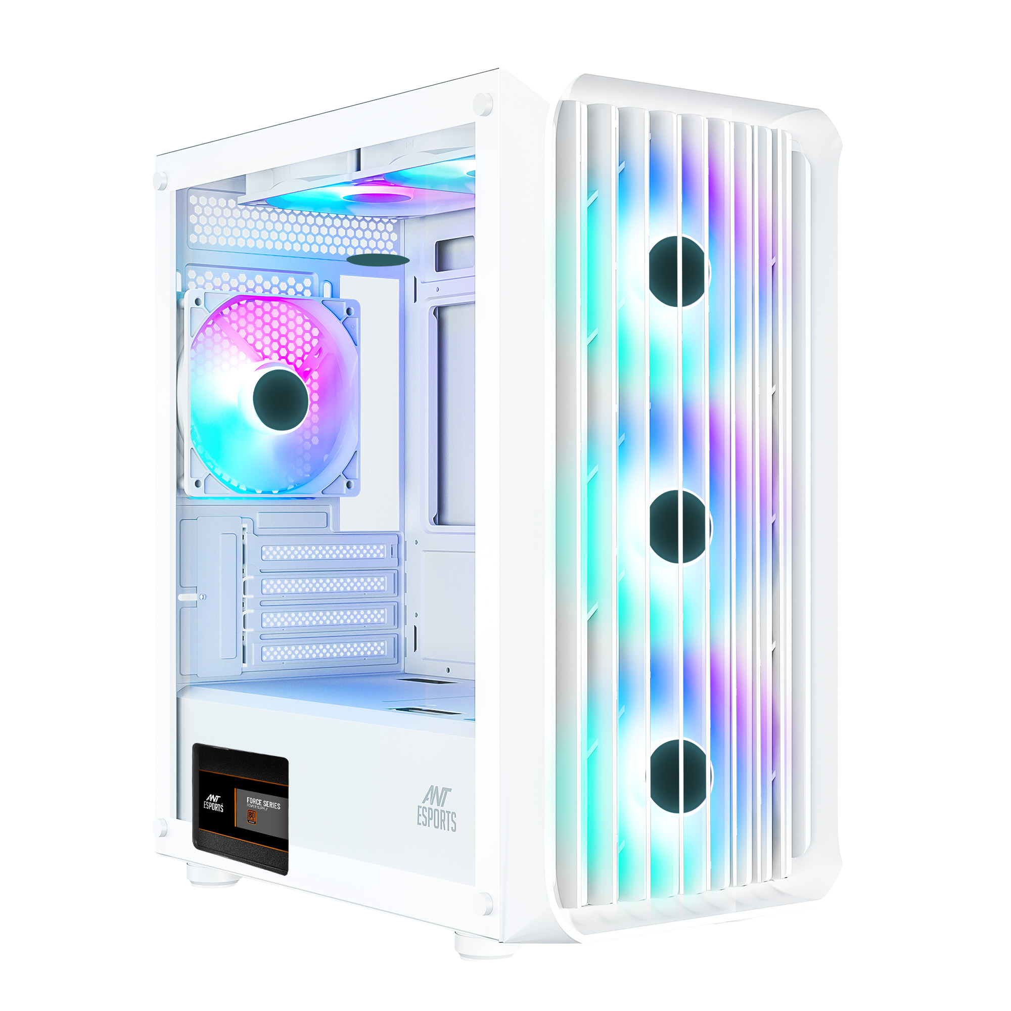 205 Mini 6F ARGB White M-ATX Case