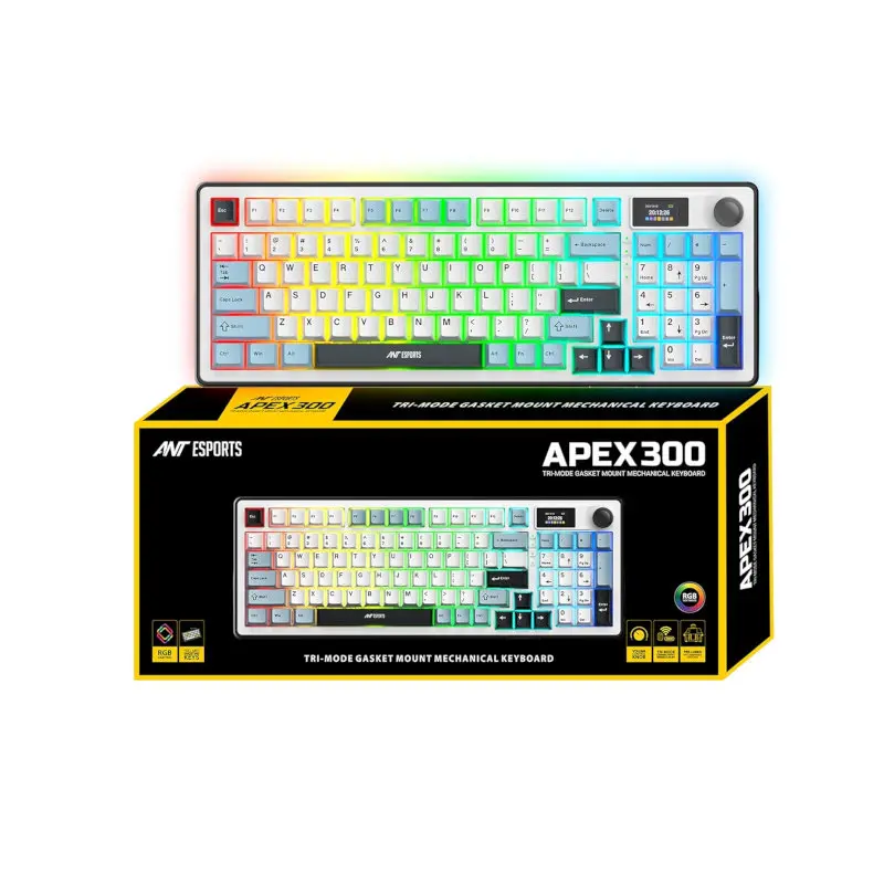 APEX300 Wireless Tri Mode RGB Mechanical Gaming Keyboard